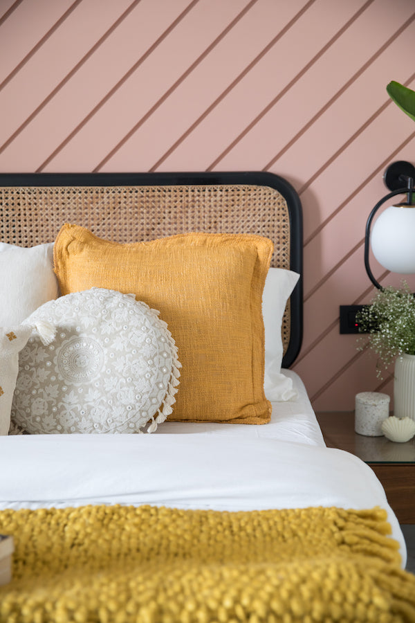 Mustard Pillow Cover