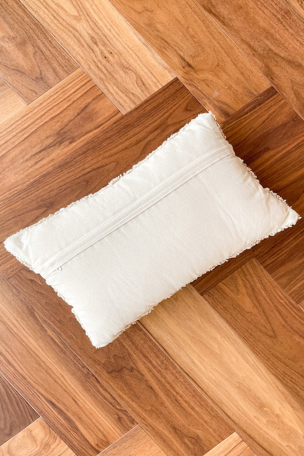 Ember shaggy Throw Pillow Cover