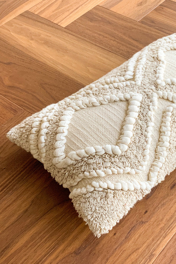 Ember shaggy Throw Pillow Cover