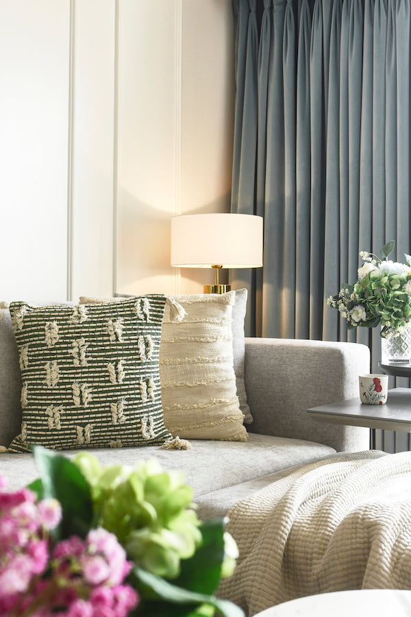 Serena Embroidered Pillow Cover