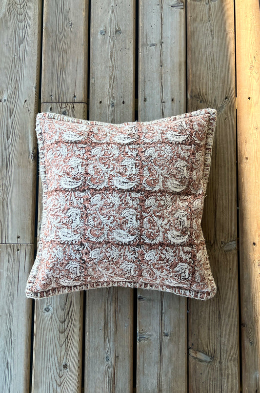 Kalamkari Hand Painted Cushion Cover