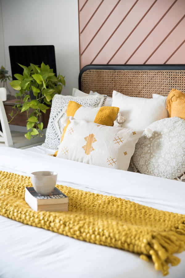 Naya Fringed Pillow Cover
