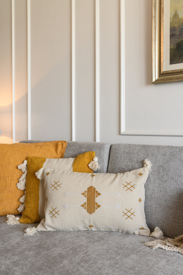 Naya Fringed Pillow Cover
