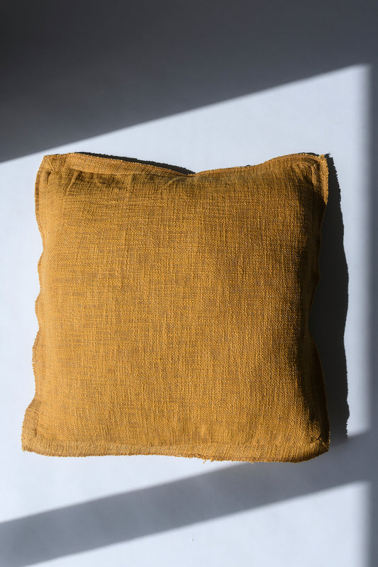 Mustard Pillow Cover